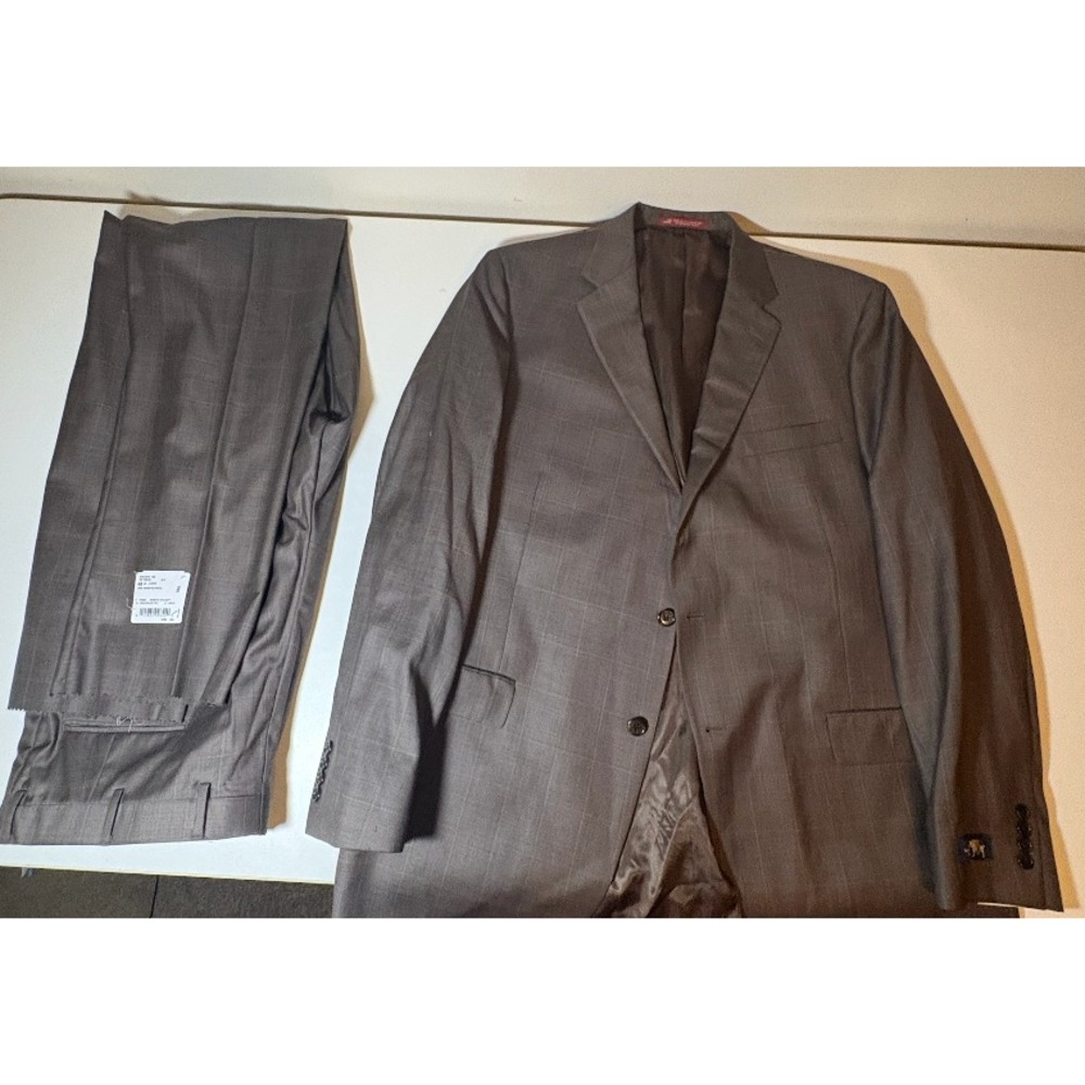 Hart Schaffner Marx 100% Wool Suit | NWT | Brown| 48L